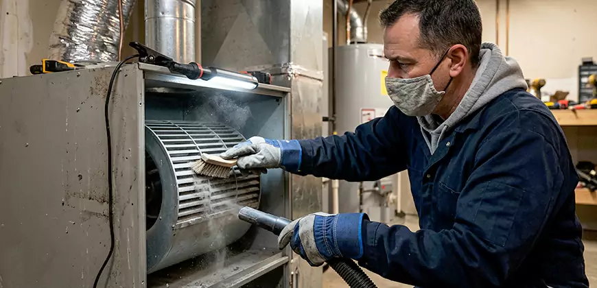 HVAC Blower Compartment Cleaning in Indian Trail
